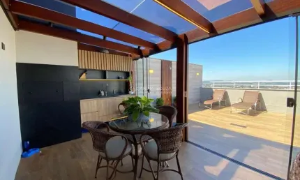 ⚜️cobertura plana de alto padrão mobiliada e decorada no bairro ideal⚜️