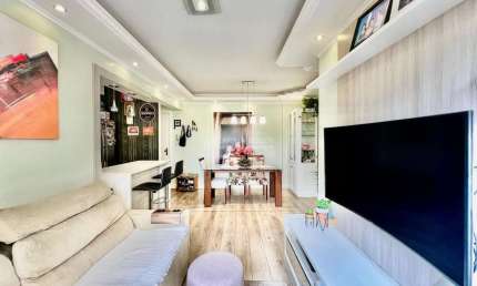 Apartamento 2 dormitórios no Jardim Mauá em Novo Hamburgo. Semimobiliado, 1 Suíte, 1 Vaga, Infraestrutura completa, Pet Friendly.