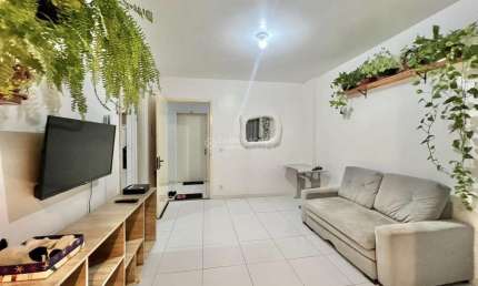 Apartamento no Bairro Ideal em Novo Hamburgo, semimobiliado, 50m privativos, elevador, vista panorâmica.