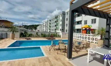 Apartamento com 2 quartos para alugar no Sertão do Maruim, São José 
