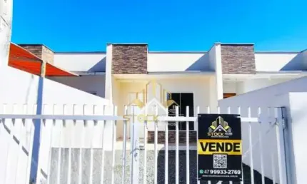 Casa geminada 1 suíte + 1 quarto bairro porto grande araquari
