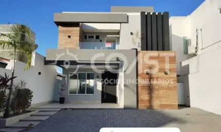 Casa com 04 suítes e terraço no Condomínio Rota do Sol - Aruana