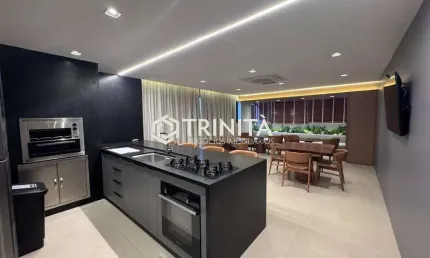 Apartamento com 1 suíte, 2 quartos e 3 vagas de garagem lado à lado, condomínio jardins