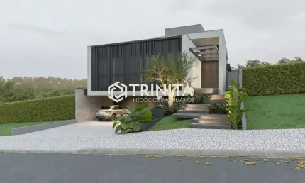 Casa térrea com 4 suítes e 3 vagas | residencial treviso