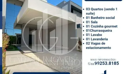 Casa com 3 quartos à venda na Rua Das Seringueiras 455, 0000, Jardim Botânico, Sinop