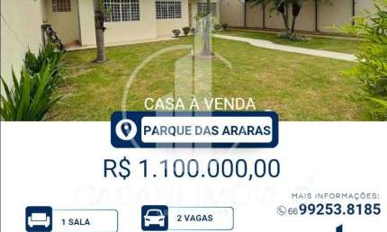 Casa com 3 quartos à venda na Rua das Guazumas, 148, Parque das Araras, Sinop