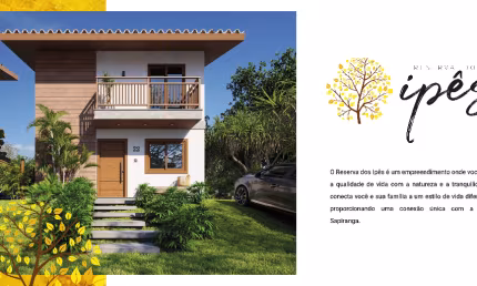 Casa Duplex a venda, 2/4 (1 suíte), 108m² em imbassaí