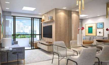 Apartamento a Venda No Villa Vita Residencial, Com 2/4 com suíte e Varanda em 53m² na Vila Laura