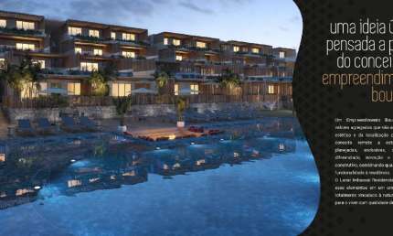Apartamento 2 suítes com varanda gourmet, 86 m² Lanai Imbassai Residencial
