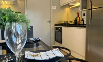 Apartamento, 1 dormitórios c/sacada. +20 áreas de lazer