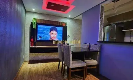Apartamento à Venda com 2 Dormitórios, Cozinha Planejada, sem elevador, Edifício Sonata - Cidade Edson - Suzano