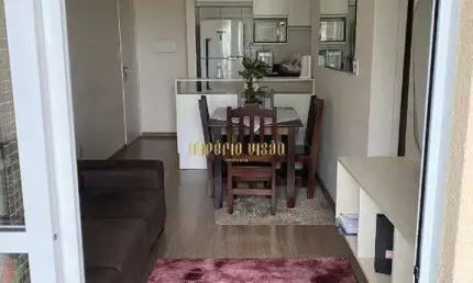 Apartamento a Venda com 2 Dormitórios, sendo 1 Suítes mobiliado no condomínio Villagio Santorini com elevador na Vila São Francisco em Suzano-SP