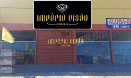 Galpão Comercial com 1.536 m² com 3 Banheiros para Aluguel no bairro Jd. Revista- Suzano-SP