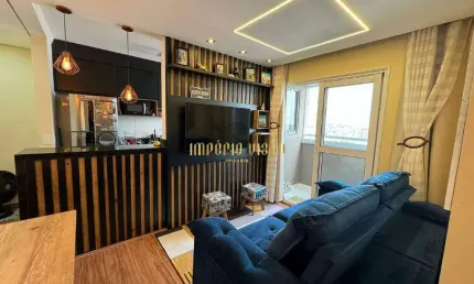 Apartamento no 12° Andar à venda com 2 Dormitórios e 1 Vaga de garagem no Condomínio da Vinci - Vila Urupês - Suzano-SP