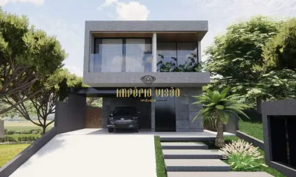 Sobrado Alto Padrão à venda com 3 Suítes, sendo 1 Master com Closet e Piscina no Condomínio Aruã Brisas - Mogi das Cruzes-SP