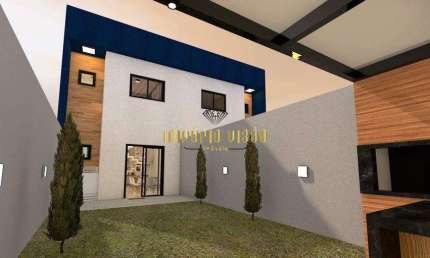 Sobrado à venda com 2 Dormitórios, sendo 2 Suíte e Quintal amplo com Área Gourmet no bairro Jardim Casa Branca - Suzano-SP