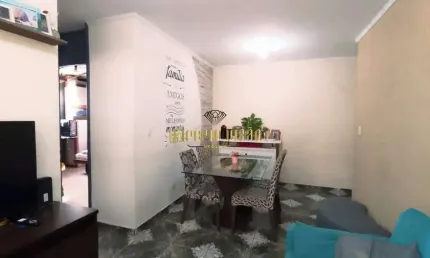Apartamento à venda com 2 dormitórios, cozinha, sala e 1 vaga de garagem na vila urupês - suzano-sp