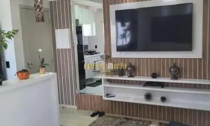 Apartamento á venda com 1 Dormitório, Cozinha planejada e Varanda com churrasqueira no Condomínio Premium Home Flex - Mogi das Cruzes - SP