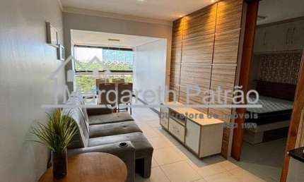 Apartamento 1 quarto mobiliado com escritório que pode ser segundo quarto no Salvador Prime.