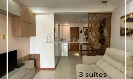 Apartamento 3 suítes, porteira fechada em Abrantes.