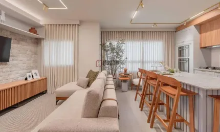 Apartamento cond meet 78m2 - 3 dorms, 1 suíte zona sul de rio preto