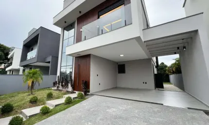 Casa Alto Padrão para Venda em Florianópolis, Cachoeira do Bom Jesus, 3 dormitórios, 3 suítes, 3 banheiros, 2 vagas