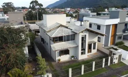 Casa / sobrado para venda em florianópolis, são joão do rio vermelho, 5 dormitórios, 4 suítes, 6 banheiros, 2 vagas