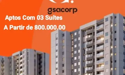 Residencial DOC O MELHOR  03 e 04  Suítes Uma Raridade Em Samambaia