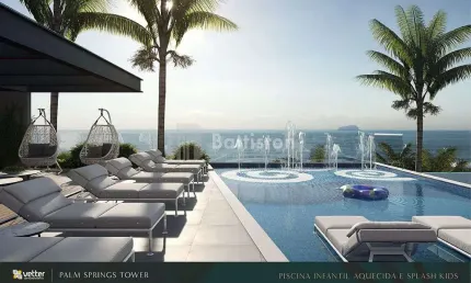 Palm springs - apartamento 03 suítes com vista mar deslumbrante!!