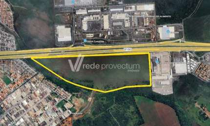Terreno comercial à venda na Rodovia Dom Pedro I, Km 141, Jardim Santa Genebra, Campinas