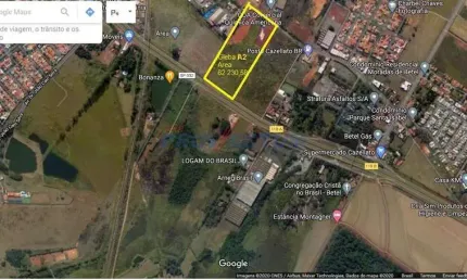 Terreno comercial à venda na Rodovia Professor Zeferino Vaz, Km 119,5, Betel, Paulínia por R$ 18.670.000
