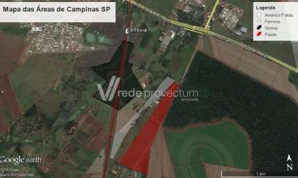 Terreno comercial à venda na Rodovia Professor Zeferino Vaz, Km 9, Betel, Paulínia por R$ 26.000.000