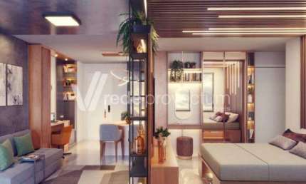 Apartamento com 1 quarto à venda na Avenida Aquidaban, 280, Bosque, Campinas, 46 m2 por R$ 500.000