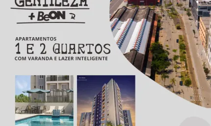 Porto Maravilha - 1 e 2 quartos com varanda e lazer inteligente