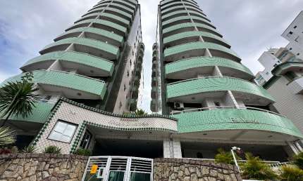 Apto 1 dorm 49 metros vista livre Tupi - Praia Grande