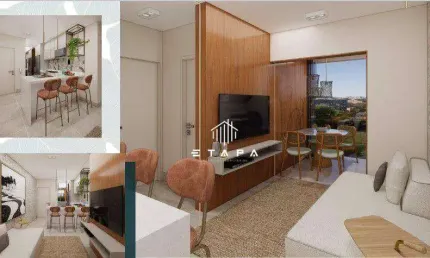 Apartamento com 1 dormitório à venda, 45 m² por R$ 449.584,52 - Alvinópolis - Atibaia/SP