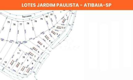 Terreno à venda, 500 m² por R$ 110.000 - Jardim Paulista - Atibaia/SP