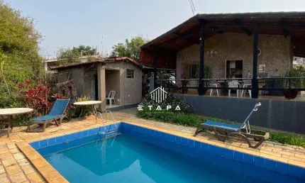 Chácara com área de lazer completa à venda, 1000 m² por R$ 800.000 - Jardim Estância Brasil - Atibaia/SP