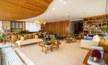 Apartamento semi mobiliado com 363 m2 e 3 suítes à venda na Praça do Sol - Setor Oeste