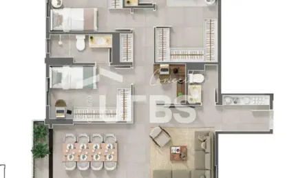 ORBY Flamboyant - Apartamento 3 quartos, sendo 3 suítes