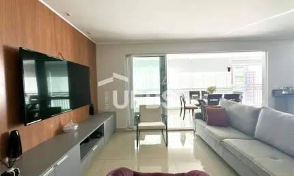 Belíssimo apartamento, todo mobiliado e equipado, com 125m² privativos e 3 suítes plenas, sendo 1 master, disponível para venda no residencial domani lifestyle, no setor marista.