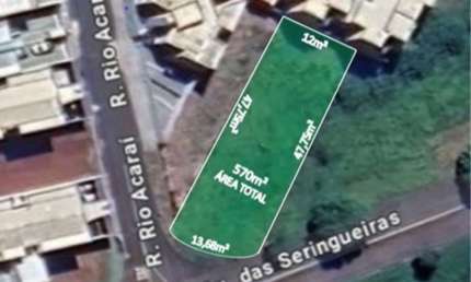 Terreno à venda na Avenida das Seringueiras, Quadra 18,, Residencial Amazonas, Franca