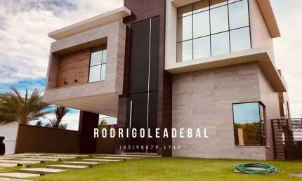 Casa com 383 m², com 5 quartos, sendo 4 suítes, no Alphaville Eusébio