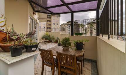 Cobertura duplex, 230 m2, 3 quartos, Vila Mascote, semi mobiliado