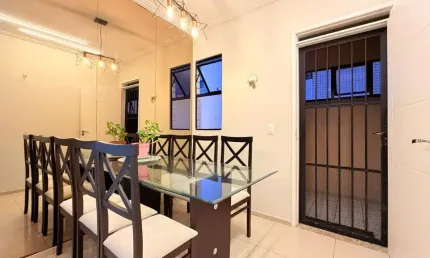 Lindo apartamento projetado e com 3 quartos no monte castelo.