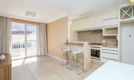 Apartamento semimobiliado com 2 quartos no boa vista