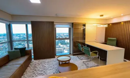 Apartamento 2 quartos mobiliado e com vaga no Centro de Curitiba