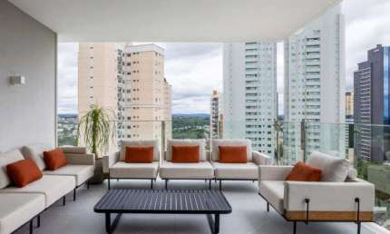 Mobiliado e Decorado 3 suítes e 4 vagas no Ecoville