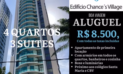 Apartamento com 4 quartos para alugar na Rua Luiz de Faria Barbosa, 306, Boa Viagem, Recife