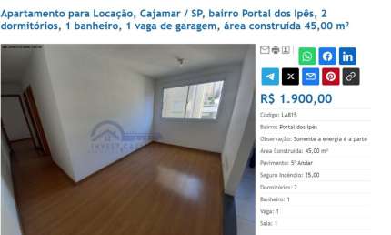 Apartamento com 2 quartos à venda na Rua dos Flox, 400, Portais (Polvilho), Cajamar
